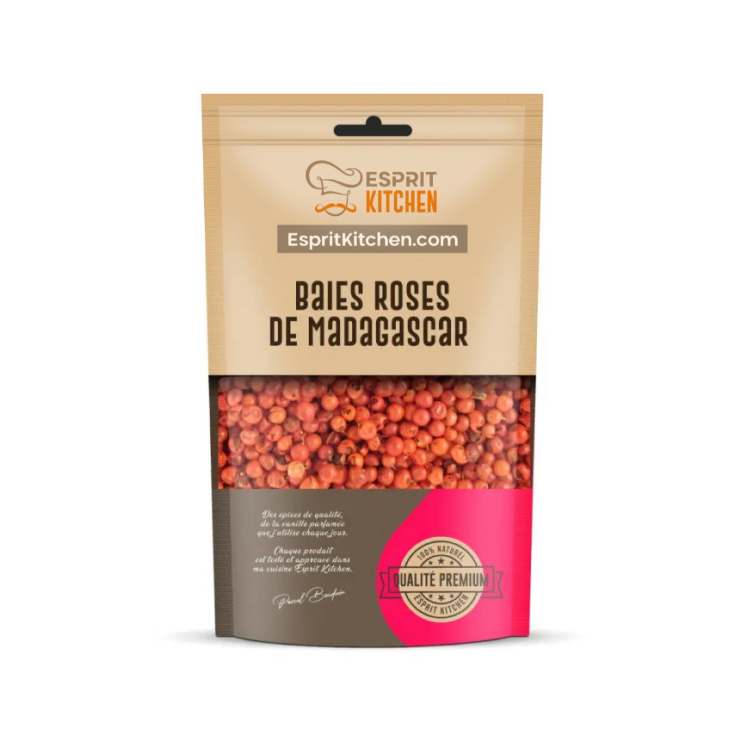 Baies Roses de Madagascar – Épice Douce et Aromatique – 100g
