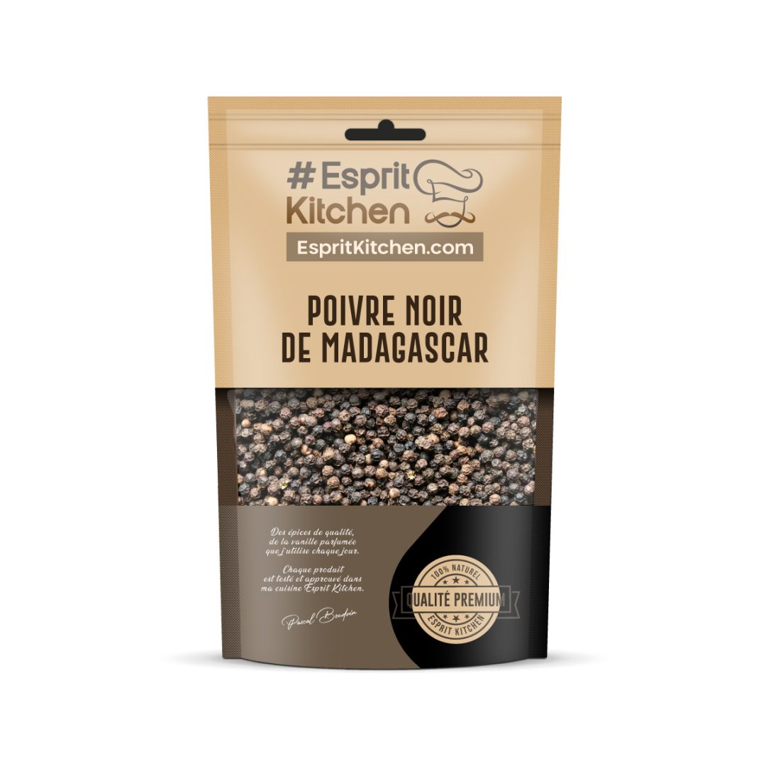 Pack 4 poivres de Madagascar – Blanc, noir, vert et sauvage - 100 g – Image 3
