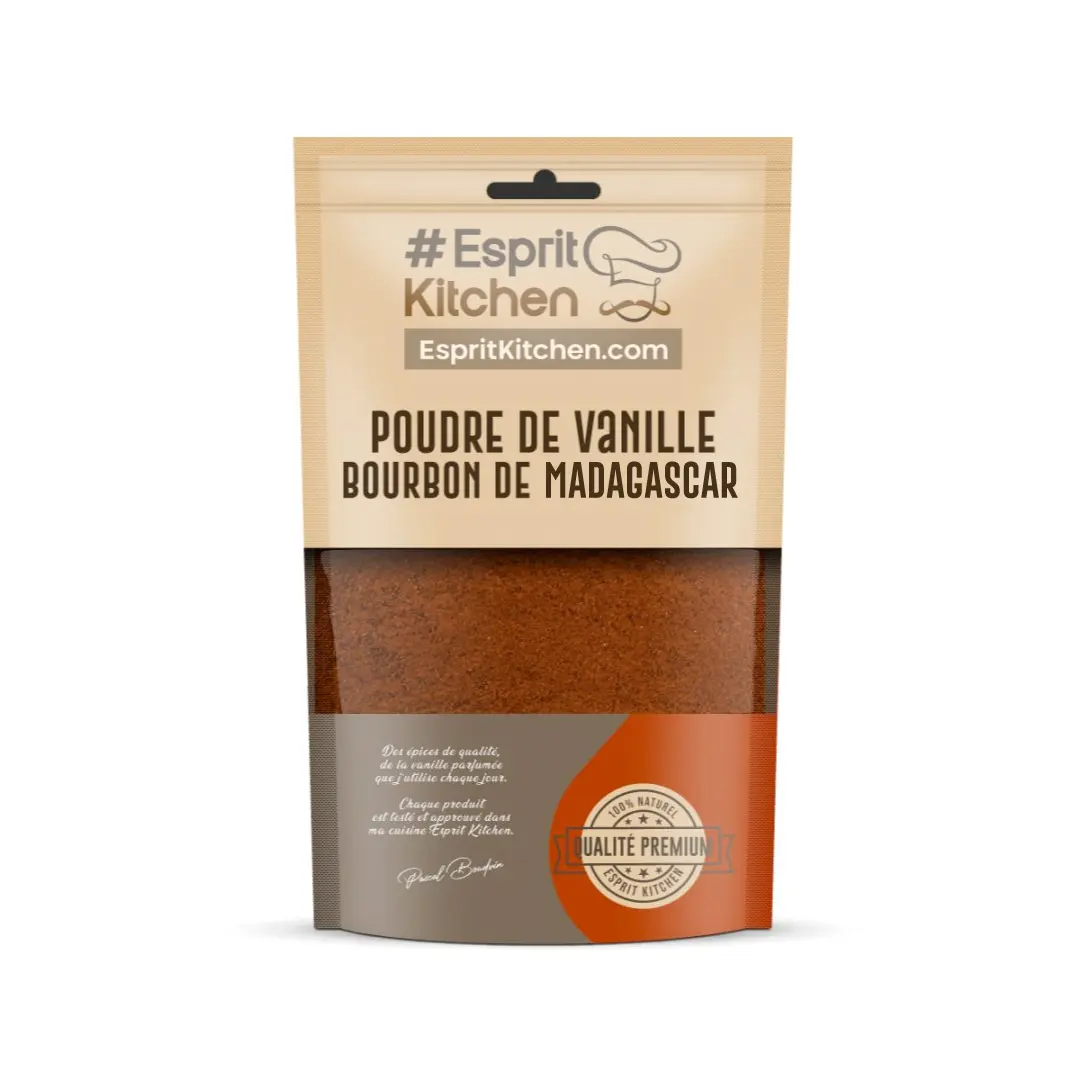 Poudre de Vanille Bourbon 100 % Naturelle avec Caviar – 100g