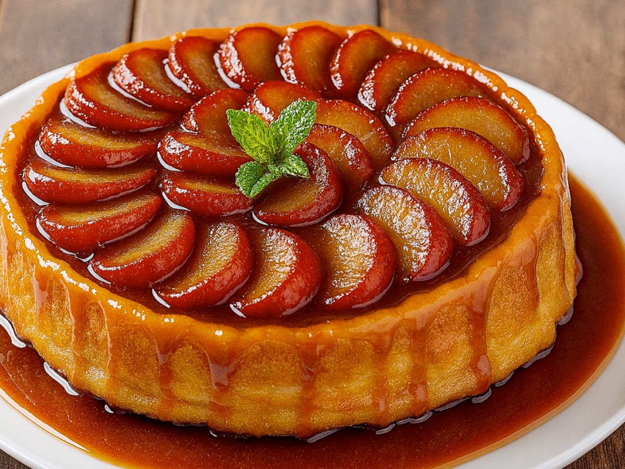 Tarte Tatin caramélisée