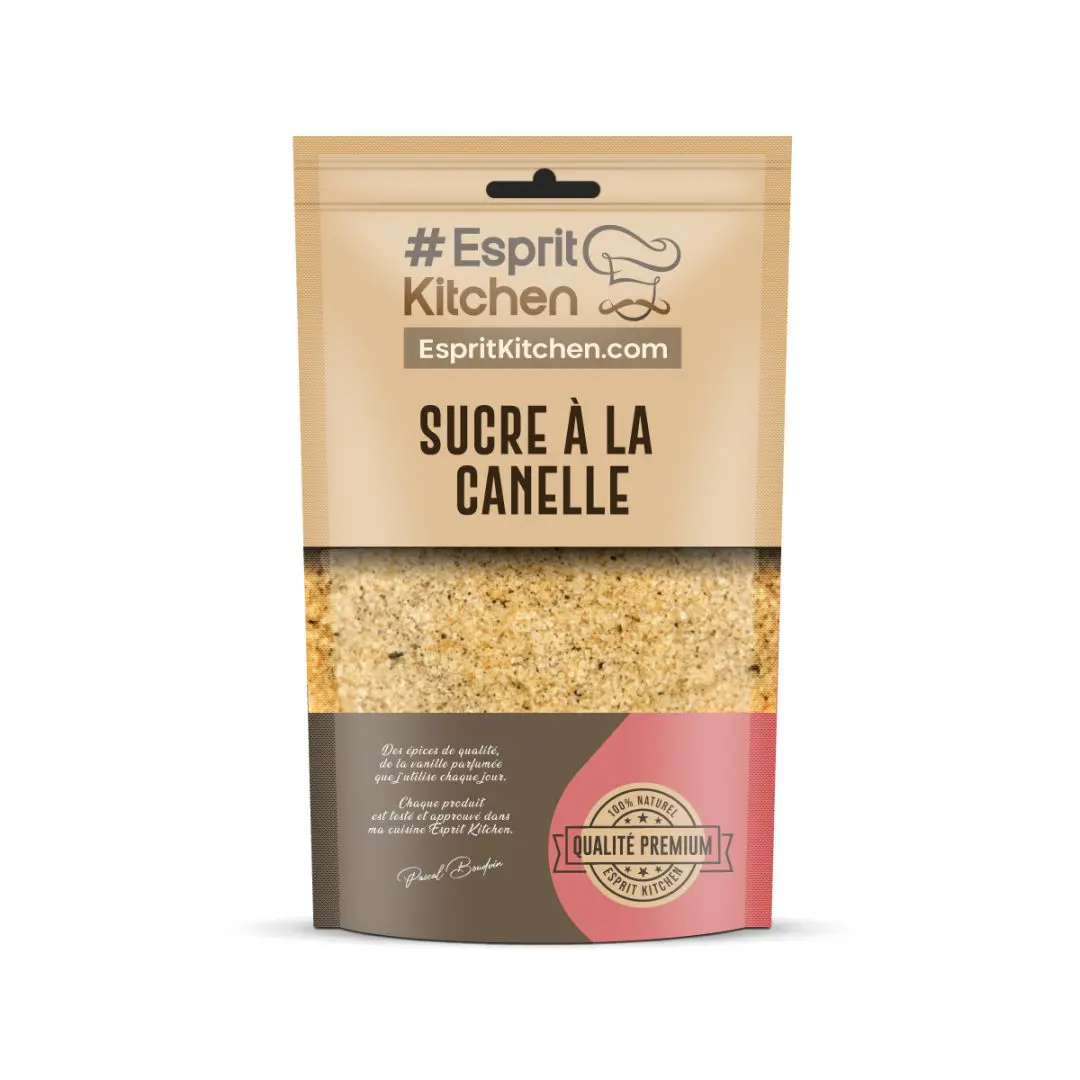 Sucre à la cannelle – Mélange raffiné et aromatique – 100g