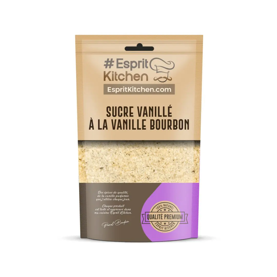 Sucre vanillé à la vanille Bourbon de Madagascar – 100 % naturel