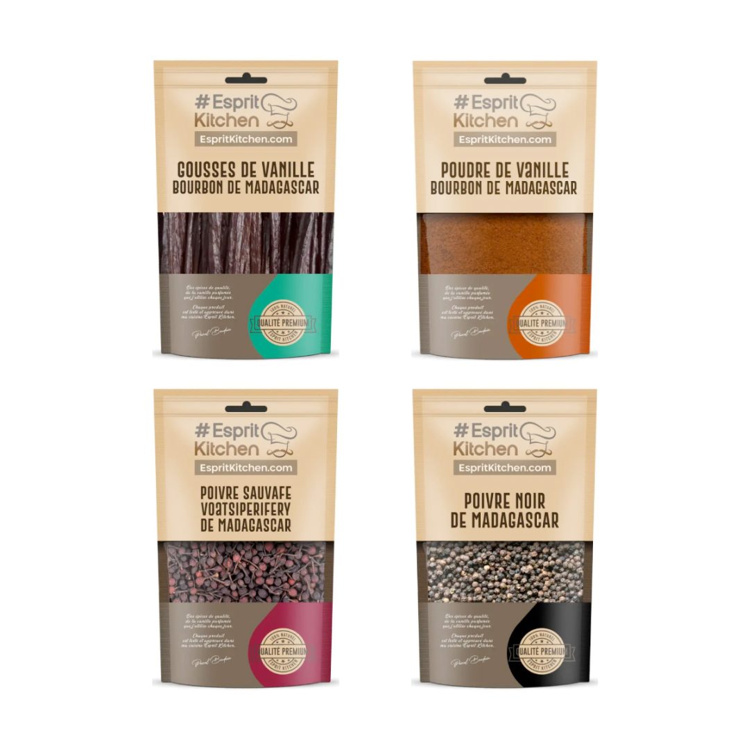 Pack de saison Madagascar : Vanille Bourbon + Poivres d’exception