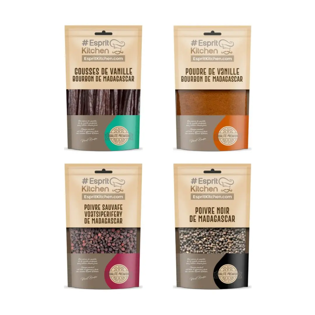 Pack de saison Madagascar : Vanille Bourbon + Poivres d’exception