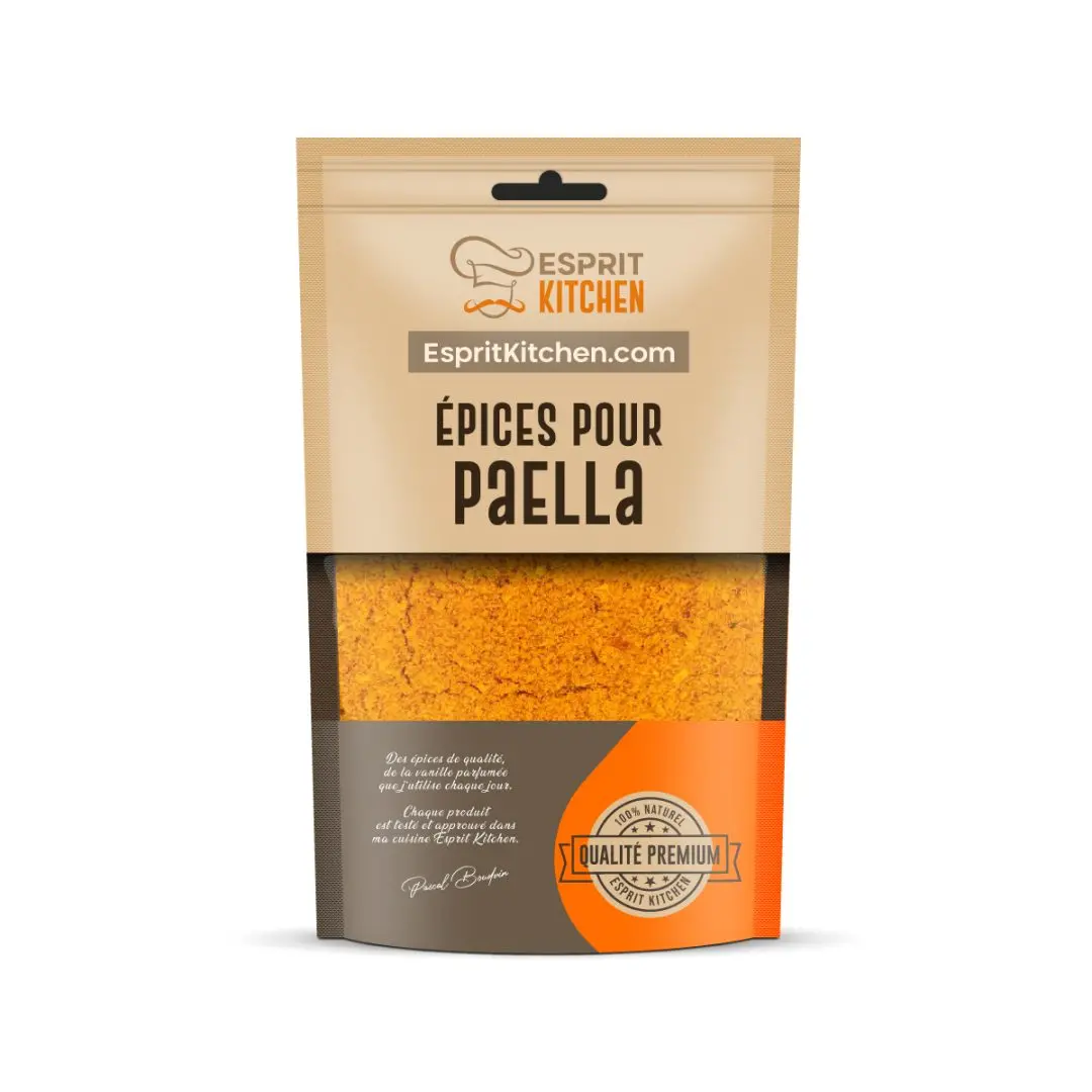 Épices pour Paella – Mélange d’assaisonnement aux notes chaudes et épicées 100g