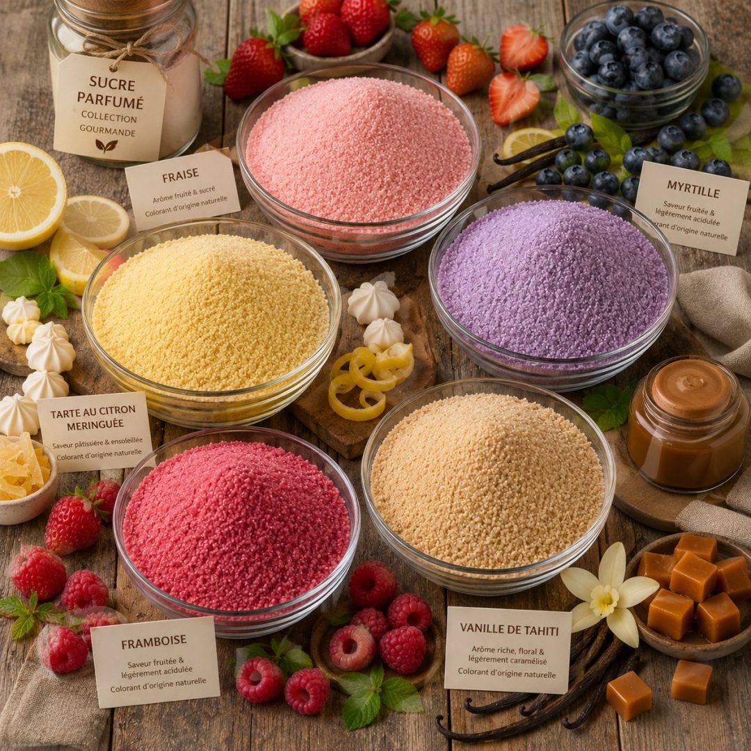 Pack de sucres aromatisés : 5 saveurs gourmandes pour transformer vos desserts