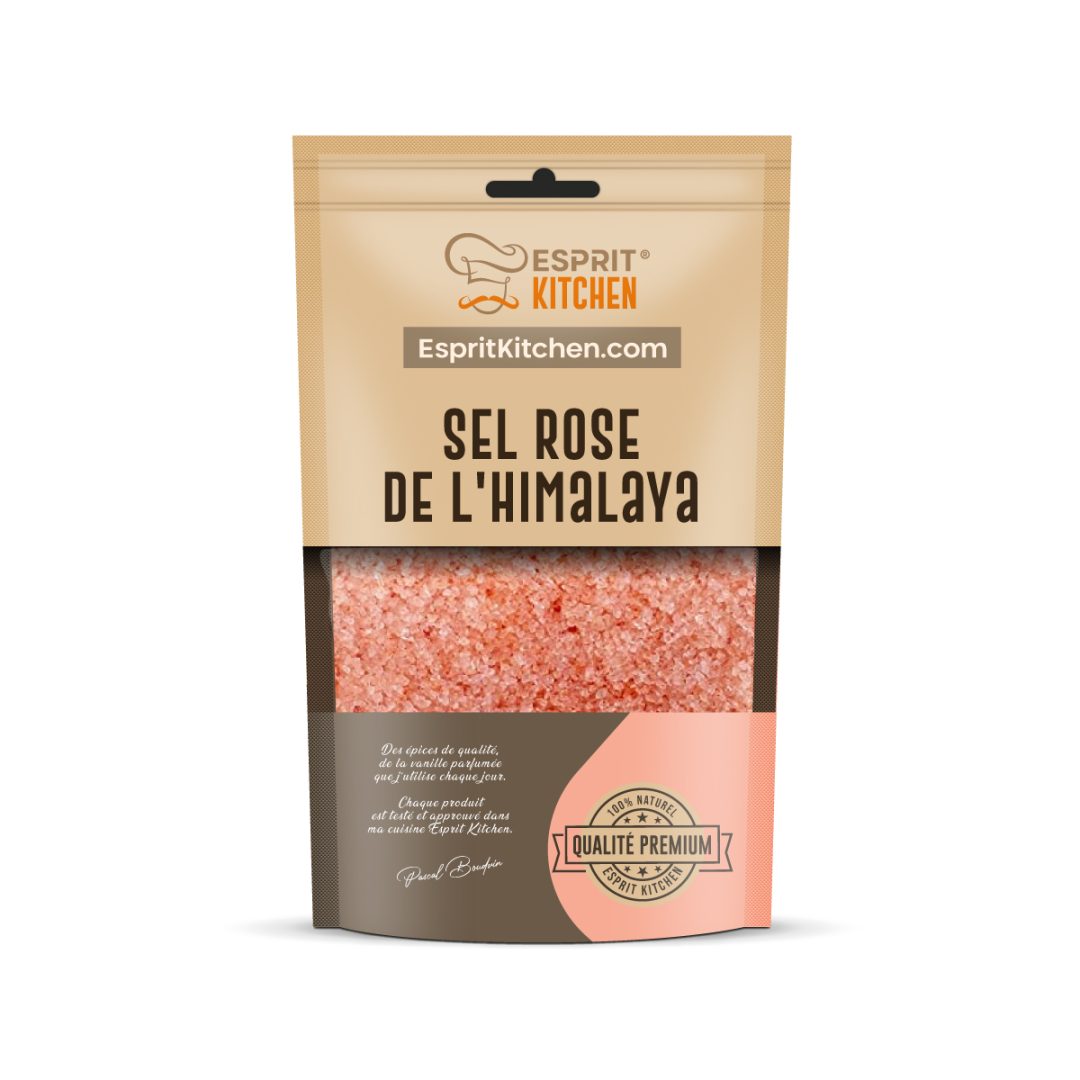 Sel Rose de l&rsquo;Himalaya – Sel Naturel Non Raffiné aux Cristaux Roses